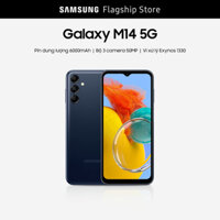 Điện thoại Samsung Galaxy M14 (4GB/64GB) với Voucher 500k Độc quyền trên Lazada chỉ có vào ngày 25.04