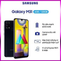 Điện thoại Samsung Galaxy M31 6GB/128GB Fullbox Nguyên Seal Chính Hãng SGM31  - smartphone chất
