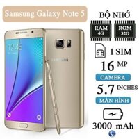 Điện thoại Samsung Galaxy Note 5 1Sim Ram4/32GB full chức năng Chiến game mượt