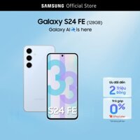 Điện thoại Samsung Galaxy S24 FE, điện thoại AI, màn hình 6.7" 120Hz, chụp đêm Nightography, trợ lý chỉnh ảnh