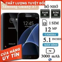 Điện thoại SAMSUNG GALAXY S7 - 1Sim Ram 4G rom 32G Cũ - Chơi Cày Game mươt, Cày Zalo Tiktok Youtube chất