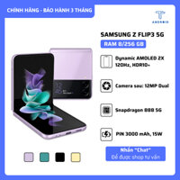 Điện Thoại Samsung Galaxy Z Flip 3 Chính Hãng - 2 SIM, RAM 8/128 GB, Pin 3300, AMOLED, Máy Zin Đẹp