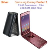 Điện thoại Samsung Galaxy Folder2 G1650 Chính hãng, 2 SIM, RAM 2GB, Bộ nhớ 16GB, Camera 8.0MP, Màn hình 3.8 inch