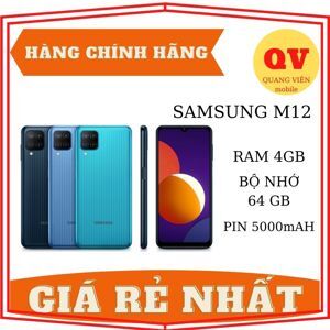 Điện thoại Samsung Galaxy M12 4GB/64GB 6.5 inch