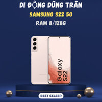 điện thoại samsung s22 5g máy đẹp nguyên zin bản mỹ 2 sim ram 8/128g