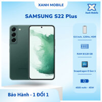 Điện thoại Samsung S22 Plus 5G (S22+), ram 8/128 GB, chip snapdragon 8 Gen 1 mạnh mẽ, Pin 4500 mAh