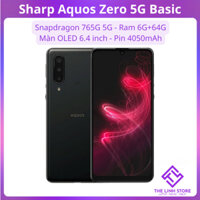 Điện thoại Sharp Aquos Zero 5G Basic màn OLED 6.4 inch - Snapdragon 765G