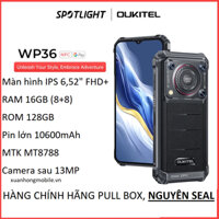 Điện thoại siêu bền Oukitel WP36(loa to Âm thanh 8D Triple-Cam,Pin 10600mAh,Ram16GB(8+8),Rom128GB,CPU MediaTek 8788)