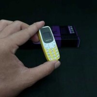 Điện Thoại Siêu nhỏ Mini N3310 màu Vàng Bright (Mã SP: BM10) – nhỏ gọn, âm thanh cực to, kết nối SmartPhone – pin trâu –
