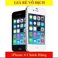 Điện thoại smartphone giá rẻ iphone4 zin 16gb cảm ứng có sim nghe gọi wifi