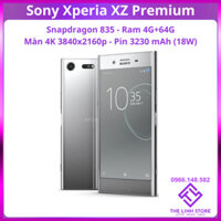 Điện thoại Sony Xperia XZ Premium màn hình 4K - Snap 835 lưng gương