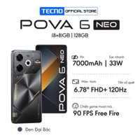 Điện thoại Tecno Pova 6 Neo (8GB/128GB) - Helio G99 Ultimate | 7000 mAh | Sạc nhanh 33W