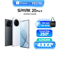 Điện thoại Tecno Spark 20 Pro+ (8+8)/256GB - MediaTek G99 - Sạc nhanh 33W - Tần số quét 120HZ