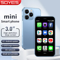 Điện thoại thông minh mini SOYES XS15 mới 6GB+128GB Android 11.0 3.0 inch Thẻ SIM kép 4G Điện thoại di động Wifi GPS