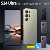 Điện thoại thông minh S24 Ultra 5G: Màn hình HD 7.3", 16GB RAM + 1TB, giá rẻ, phù hợp sinh viên.