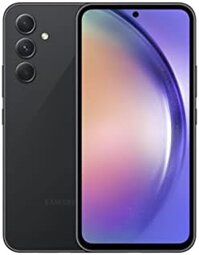 Điện thoại thông minh SAMSUNG Galaxy A54 5G | 128GB | Màn hình hiển thị Fluid 6.4” | Camera chất lượng cao | Pin 5,000 mAH | Phiên bản Mỹ | Mô hình 2023 | Điện thoại thông minh Android mở khóa | Màu Đen tuyệt vời (Được làm mới)