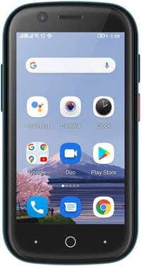 Điện thoại thông minh Unihertz Jelly 2 mở khóa Android 11 4G nhỏ nhất thế giới 6GB + 128GB NFC Xanh đậm (Chỉ hỗ trợ T-Mobile & Verizon)