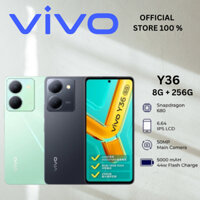 Điện thoại thông minh Vivo Y36 5G - (8GB+256GB) / Pin 5000mAh 44W / Camera vui 50MP / FHD+ 6.64 inch