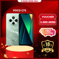 Điện Thoại Thông Minh Xiaomi POCO C75 MediaTek Helio G81 Ultra (12 nm)  - Hàng Chính Hãng - Khang Nhung Mobile