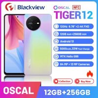 Điện thoại thông minh Blackview Oscal Tiger 12, 8GB/128GB hoặc 12GB/256GB, pin 5000mAh, camera 64MP, chip G99, Octa core, màn hình 6.78 inch FHD, NFC, Android 13