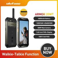 Điện thoại Ulefone Armor 20WT chống nước chống va đập 20GB+256GB có chức năng Walkie-Talkie DMR