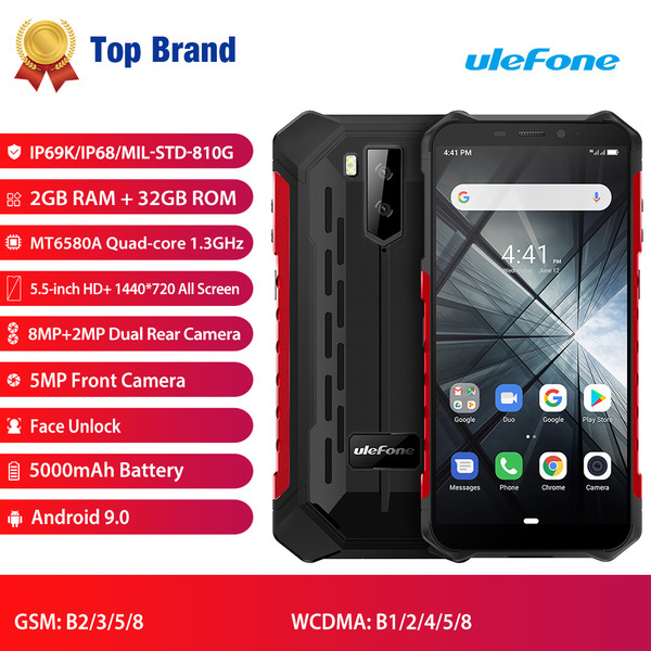 Điện thoại Ulefone Armor X3 - 2GB RAM, 32GB, 5.5 inch