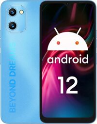 Điện thoại UMIDIGI G1 MAX thông minh mở khóa Android 12, 2 sim 4G LTE, bộ nhớ 128GB/256GB mở rộng, màn hình 6.52 HD+ chế độ ban đêm, pin 5150mAh - Hỗ trợ các mạng GSM.