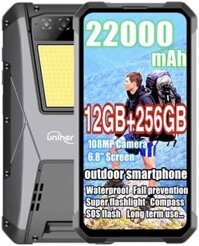 Điện thoại Unihertz Tank 4G: Bền chắc, Pin khủng 22000mAh, Camera siêu khủng 108MP, Chống nước IP68, Màn hình 6,81″ đáng tin cậy.