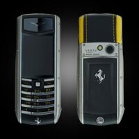 Điện Thoại Vertu Ascent Ti Ferrari Da Vàng