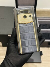 Điện Thoại Vertu Meta 2 Viền Kim cương bọc vàng Gold 18k Đẹp 99%