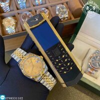Điện Thoại Vertu Signature S-086873 Vỏ Mạ Vàng PVD 18k Replica 1:1