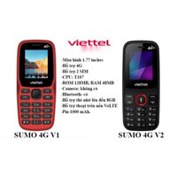 Điện Thoại Viettel Sumo V1 V2 - Dòng 4G 2024 (LTE) - Hàng chính hãng Fullbox Bảo Hành 12 Tháng