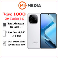 Điện thoại Vivo iQOO Z9 Turbo 5G  Snapdragon 8s Gen 3 Pin 6000  Bảo Hành 12tháng