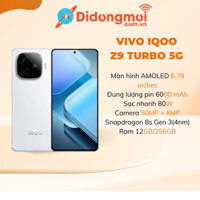 Điện thoại Vivo iQOO Z9 Turbo 5G 5G Chip Snapdragon 8s Gen 3