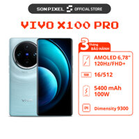 Điện Thoại vivo X100 Pro, Chip Dimensity 9300, Ram 12/256GB, Pin 5400 mAh. SonPixel