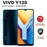 Điện thoại VIVO Y12S 6.51" (3GB/32GB) Chính hãng mới 100% Có Tiếng Việt - 1 Đổi 1 - Bảo Hành 1 Năm FN45