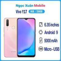 Điện thoại Vivo Y17 Ram 8GB/256GB - 2sim - Full chức năng, Pin 5000 mAh - Bảo hành 3 tháng