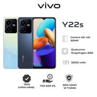 Điện thoại vivo Y22s 8GB - 128GB - Hàng Chính Hãng - Xanh vàng