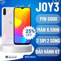 Điện thoại VSMART JOY3 Pin 5000mAh chính hãng giá rẻ, điện thoại bảo hành 6 tháng kèm đầy đủ phụ kiện