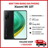 Điện thoại Xiaomi Mi 10T rom quốc tế 5G RAM 8/128GB chip Snapdragon 865 màn 144Hz hỗ trợ quay video 8K pin 5000