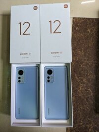 Điện thoại Xiaomi Mi 12 bộ nhớ 8GB-128GB xanh fullbox, hàng nhập khẩu, like new