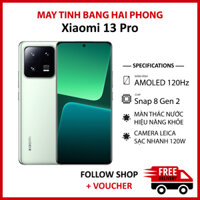 Điện thoại Xiaomi Mi 13 Pro rom quốc tế RAM 12/256GB chip Snapdragon 8 Gen 2 màn LTPO AMOLED 2K 120Hz công suất sạc 120W