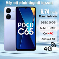 Điện thoại XIAOMI POCO C65 8GB/256GB - Điện thoại 4G có NFC giá rẻ cho học sinh - Hàng chính hãng