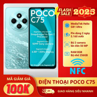Điện Thoại XIAOMI POCO C75 8GB/256GB CHÍNH HÃNG Có NFC - Máy Mới Full Box Nguyên Seal Bảo Hành 1 Năm