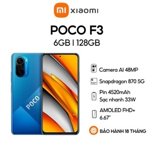 Điện thoại Xiaomi POCO F3 (6GB+128GB)