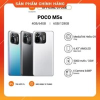 Điện thoại Xiaomi POCO M5s Màn hình AMOLED | MediaTek Helio G95 | Sạc nhanh 33W Bảo hành 1 đổi 1 trong 12 tháng