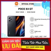 Điện thoại XIAOMI POCO X4 GT 8+128GB/8+256GB | MediaTek Dimensity 8100 | Sạc nhanh 67W ( sale ) Miễn phí giao0