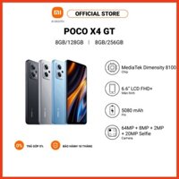 Điện thoại XIAOMI POCO X4 GT 8+128GB/8+256GB | MediaTek Dimensity 8100 | Sạc nhanh 67W