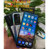 Điện thoại  Xiaomi Redmi 10 2022 6GB-128GB Pin Khủng, chụp hình Siêu Đẹp – Máy Nguyên Zin