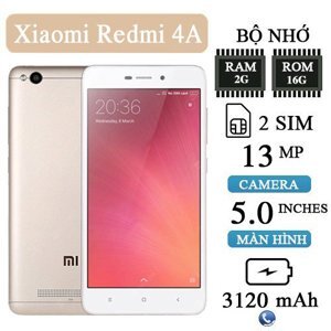 Điện thoại Xiaomi Redmi 4A 2GB/16GB